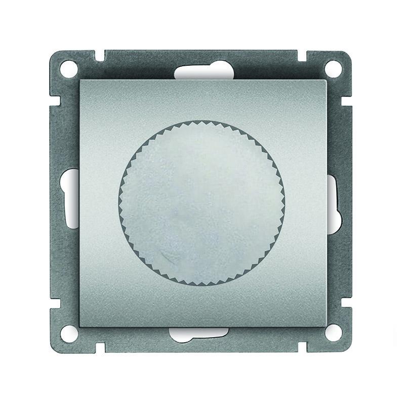 Светорегулятор СП Афина 500Вт механизм серебр. Universal A0101-S (1 шт.)