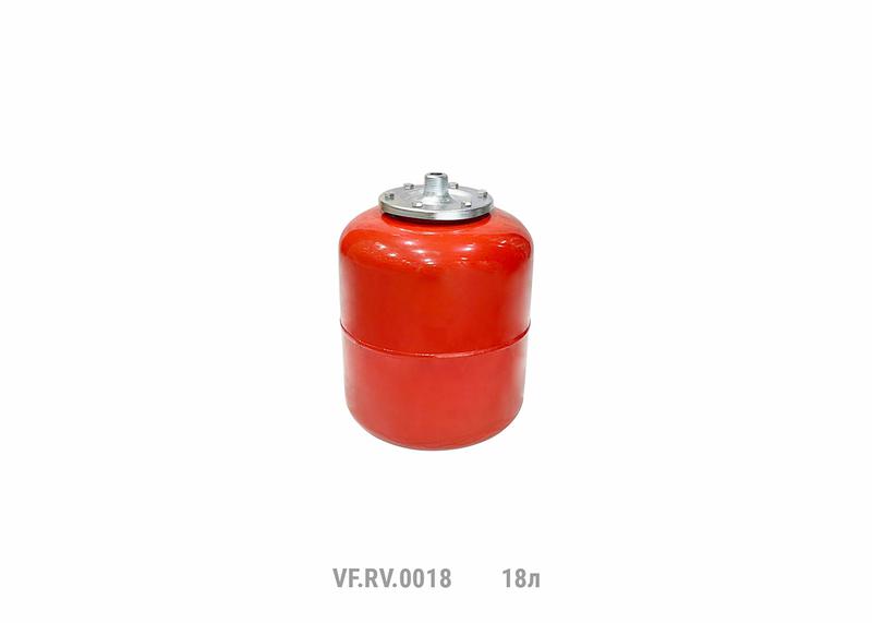 Бак расширительный вертикальный RV 18л красн. (60шт/пал) VALFEX VF.RV.0018 (1 шт.)
