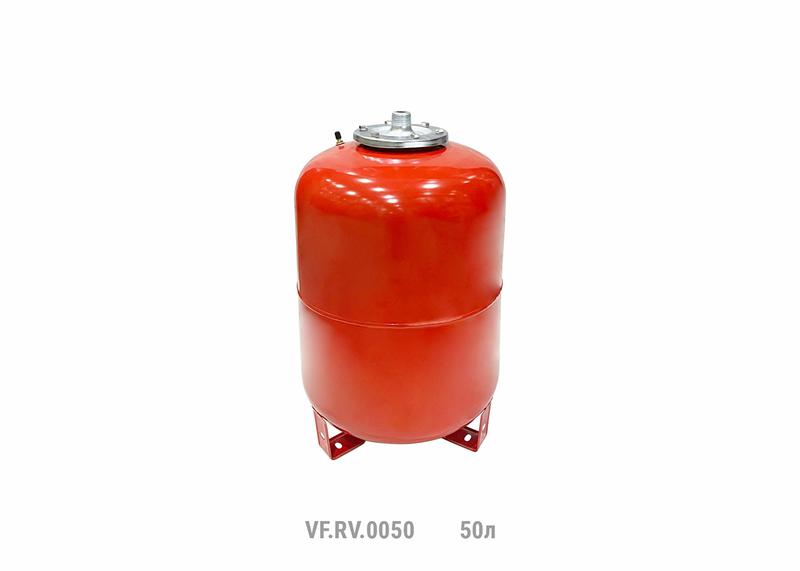 Бак расширительный вертикальный RV 50л (с мал. ножками) (60шт/пал) красн. VALFEX VF.RV.0050 (1 шт.)