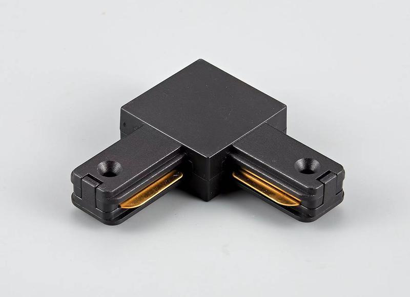 Коннектор L-образный PTR P CL-BL черн. (пластик) Pro JazzWay 5052116 (1 шт.)