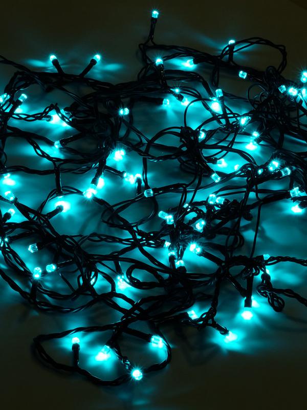 Гирлянда "Кристалл" DC-ILD120-COG 12м 120LED 220В с контроллером Shlights 4690601042811 (1 шт.)