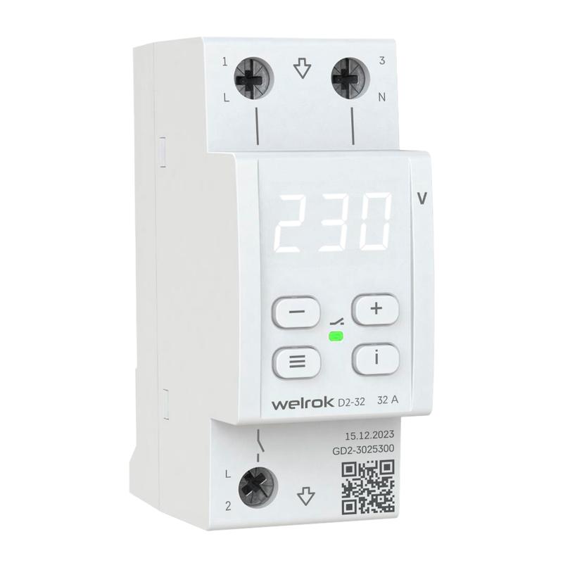 Реле напряжения D2-32 Welrok 4660251140076 (1 шт.)