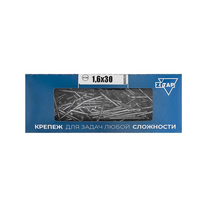 Гвоздь финишный 1.6х30 оцинк. (уп.0.3кг) Tech-Krep/Zitar 105194